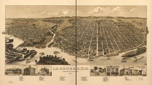 La Crosse, Wis., siège du comté de La Crosse 1887