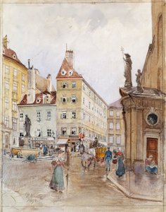 La place des Franciscains à Vienne