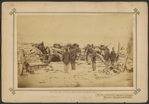 Section Batterie du capitaine Ashcroft, Napoléons de 12 livres, en 2e parallèle. - Haas and Peale