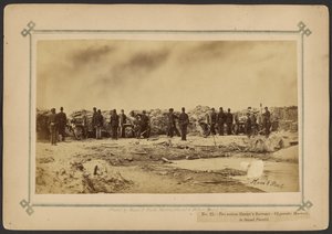 Deux sections, batterie Henry - obusiers de 12 livres en deuxième parallèle
