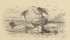 Arabella sauve Sur Guy de la noyade - Hablot Knight Browne