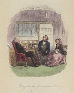 Illustration pour Lewis Arundel ou Le Chemin de fer de la vie par Frank E Smedley - after Hablot Knight Browne
