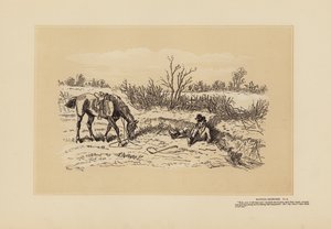 Croquis de chasse, n° 8, Décidément cool (gravure) - Hablot Knight (1815 92) Browne