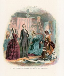 Illustration pour Dombey et Fils - Hablot Knight Browne