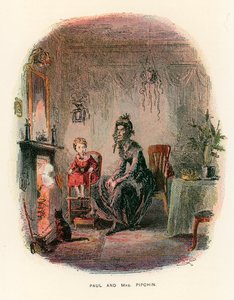Illustration pour Dombey et Fils - Hablot Knight Browne
