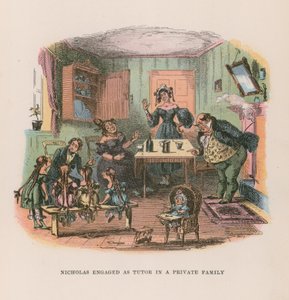 Illustration pour Nicholas Nickleby - Hablot Knight Browne