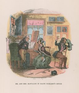 Illustration pour Nicholas Nickleby - Hablot Knight Browne