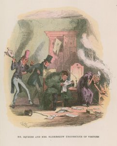 Illustration pour Nicholas Nickleby - Hablot Knight Browne