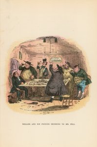 Illustration pour Les Papiers de Pickwick - Hablot Knight Browne