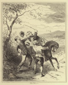Jobling et Armstrong attaquant M. Fairles