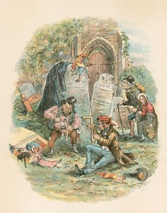 Scène de La Petite Dorrit de Charles Dickens, 1841