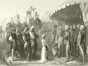 Soumission du Maharajah Dhuleep Singh à Sir Henry Hardinge - Hablot Knight Browne