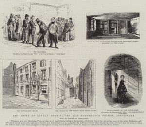 La Maison de Little Dorrit, la Vieille Prison de Marshalsea, Southwark - Hablot Knight Browne