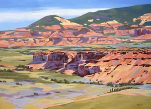 Torrey Overlook, 2024 (huile sur toile)