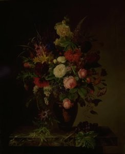 Un vase avec des fleurs - Hanne Hellesen