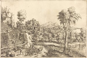 Paysage avec un vignoble - Hanns Lautensack