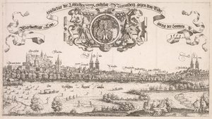Vue panoramique de Nuremberg : Partie centrale