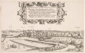Vue panoramique de Nuremberg: Partie gauche, 1552