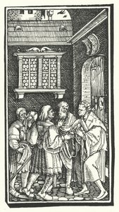 Gravure de De Remediis Utriusque Fortunae (Remèdes pour la Fortune Bonne et Mauvaise) de Pétrarque