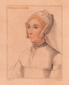 Catherine Brandon, duchesse de Suffolk (1812) (gravure) - Hans (after) Holbein the Younger