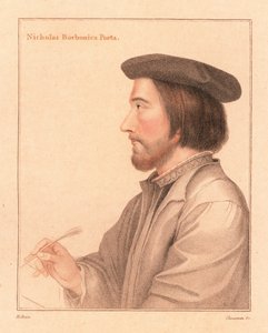 Nicholas Borbonius, poète latin et tuteur (1812) (gravure) - Hans (after) Holbein the Younger