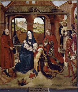 Adoration des Mages (panneau central du Polyptyque de Loo)