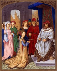 La reine de Saba devant Salomon (détail)