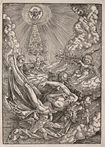 Christ porté au ciel par des anges, vers 1515-1517 - Hans Baldung