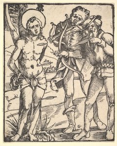 Martyr de Saint Sébastien avec deux arbalétriers