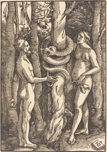 Adam et Ève avec le Serpent