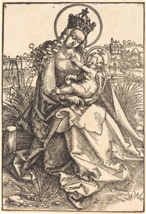 Madone et Enfant sur la rive herbeuse