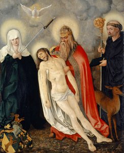 La Sainte Trinité entre Notre-Dame des Douleurs et Saint Gilles, vers 1513-16
