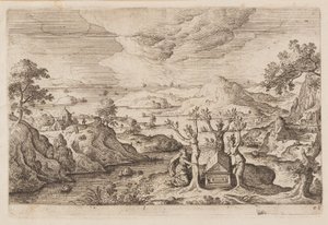 Planche 28, tirée de Paysages avec scènes de l