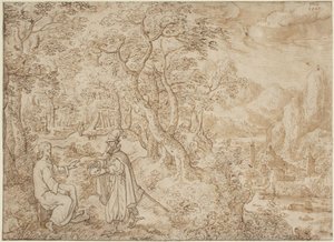 La Tentation du Christ - Hans Bol