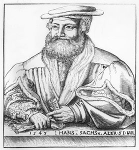 Portrait de Hans Sachs, 1545