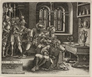 Samson et Dalila - Hans Brosamer