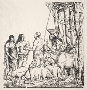 Hottentots avec troupeau - Hans Burgkmair