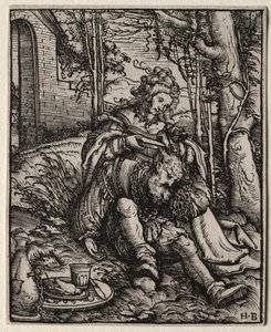 Samson et Dalila, 1519 - Hans Burgkmair
