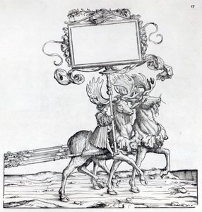 Scène de la procession triomphale de Maximilien, vers 1516-18