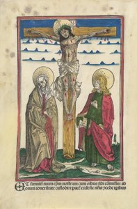 Le Christ en croix avec la Vierge et Saint Jean