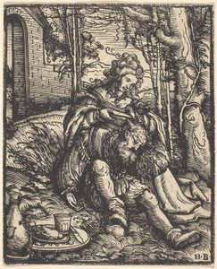 Samson et Dalila - Hans Burgkmair I
