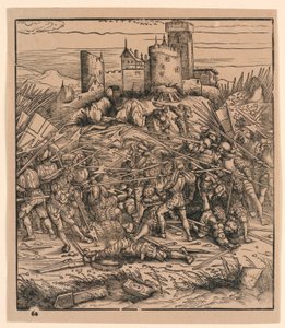 La Bataille de Nauders, de "Der Weisskunig" - Hans Burgkmair the Elder