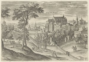 Vue de la Cour de Bruxelles - Hans Collaert (I)