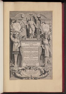 Page de titre pour Biblia Sacra Cvm Glossa Ordinaria