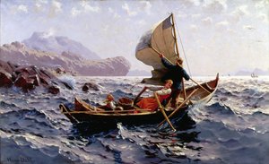 Un bateau de pêche norvégien, près de Bergen