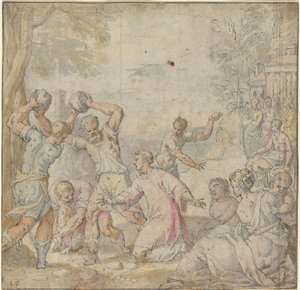 La lapidation de Saint Étienne