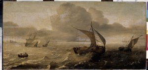La tempête en mer - Hans Goderis
