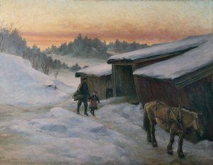 Depuis Sandviken - Hans Gude