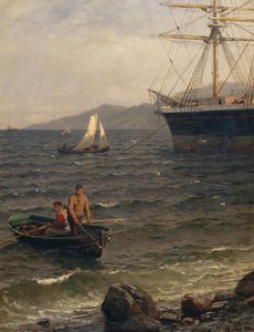 Port norvégien - Hans Gude