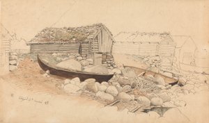 Vue sur Eidfjord - Hans Gude